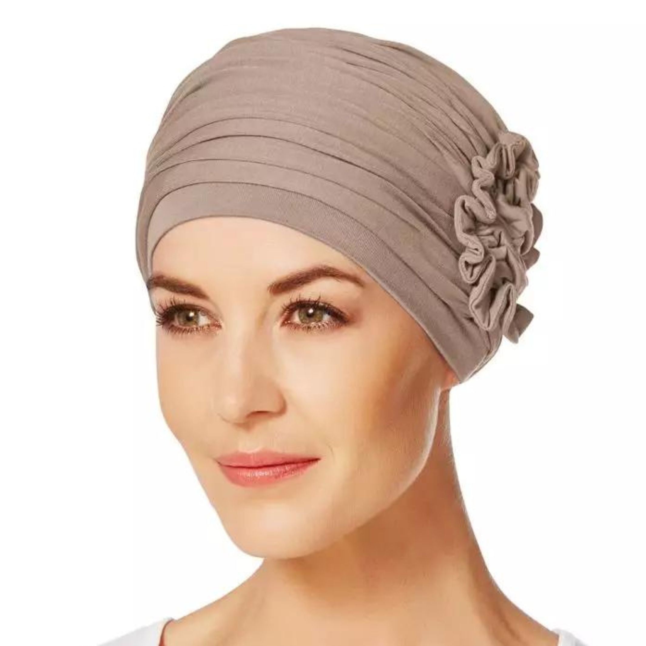  Christine Lotus Turban - Taupe