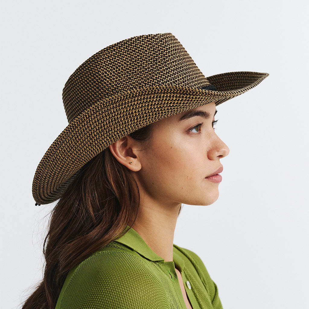  Benji Cowboy Hat - Black/Camel