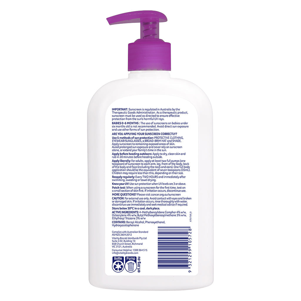  Kids Sunscreen SPF50+ 500ml