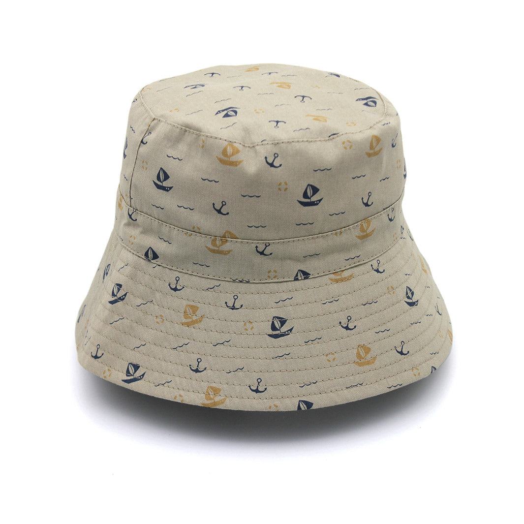  Mario Bucket Hat - Khaki Boats