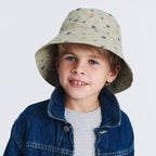 Mario Bucket Hat - Khaki Boats