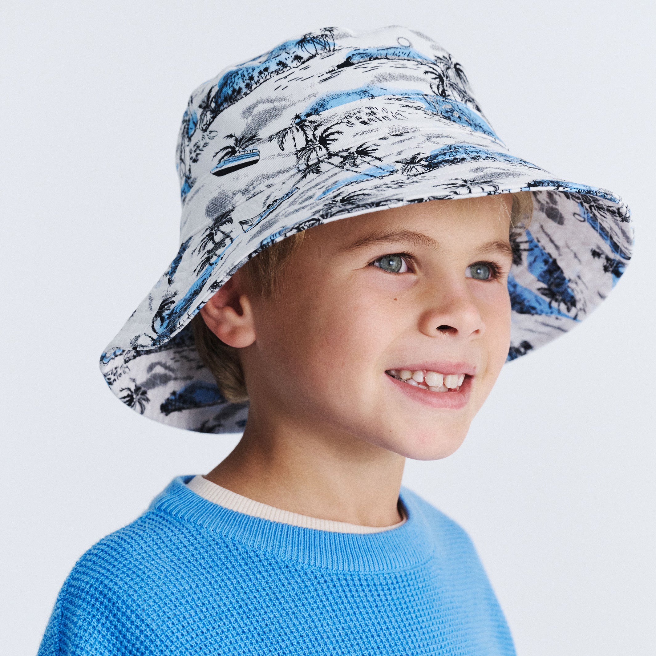  Wade Bucket Hat - Blue