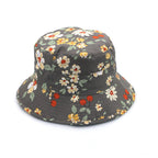  Dora Bucket Hat - Grey Flowers