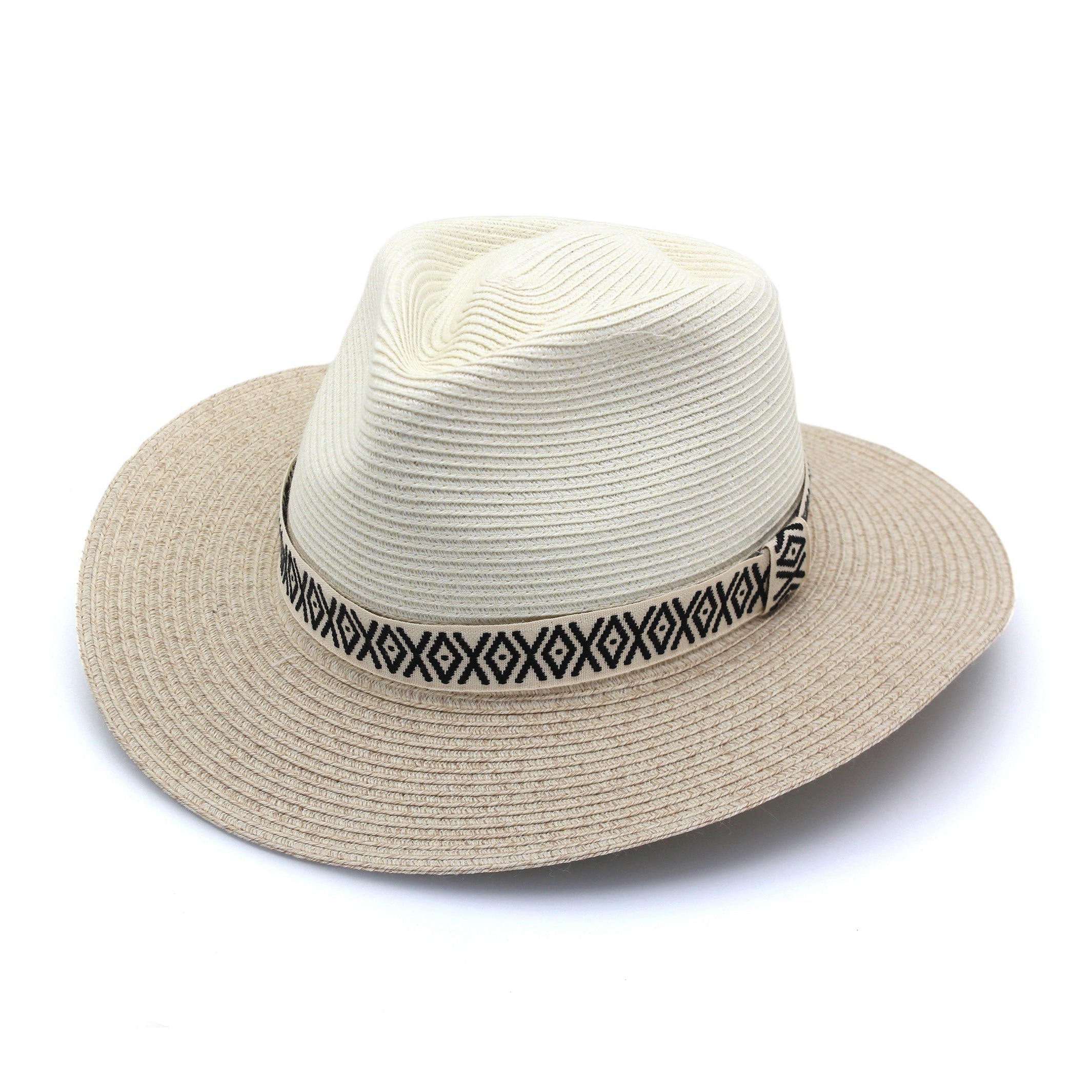  Nadia Fedora Hat - Ivory Camel
