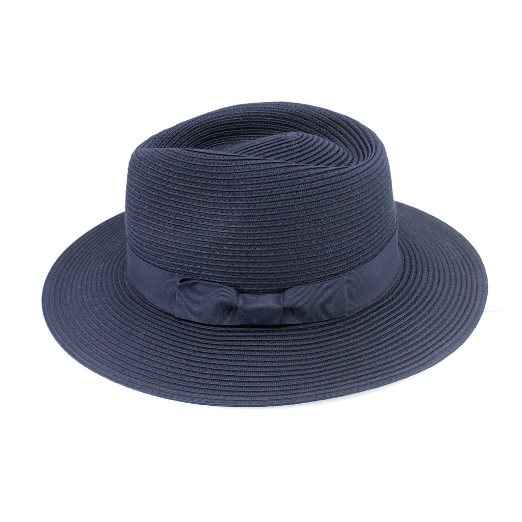  Sherry Fedora Hat - Navy