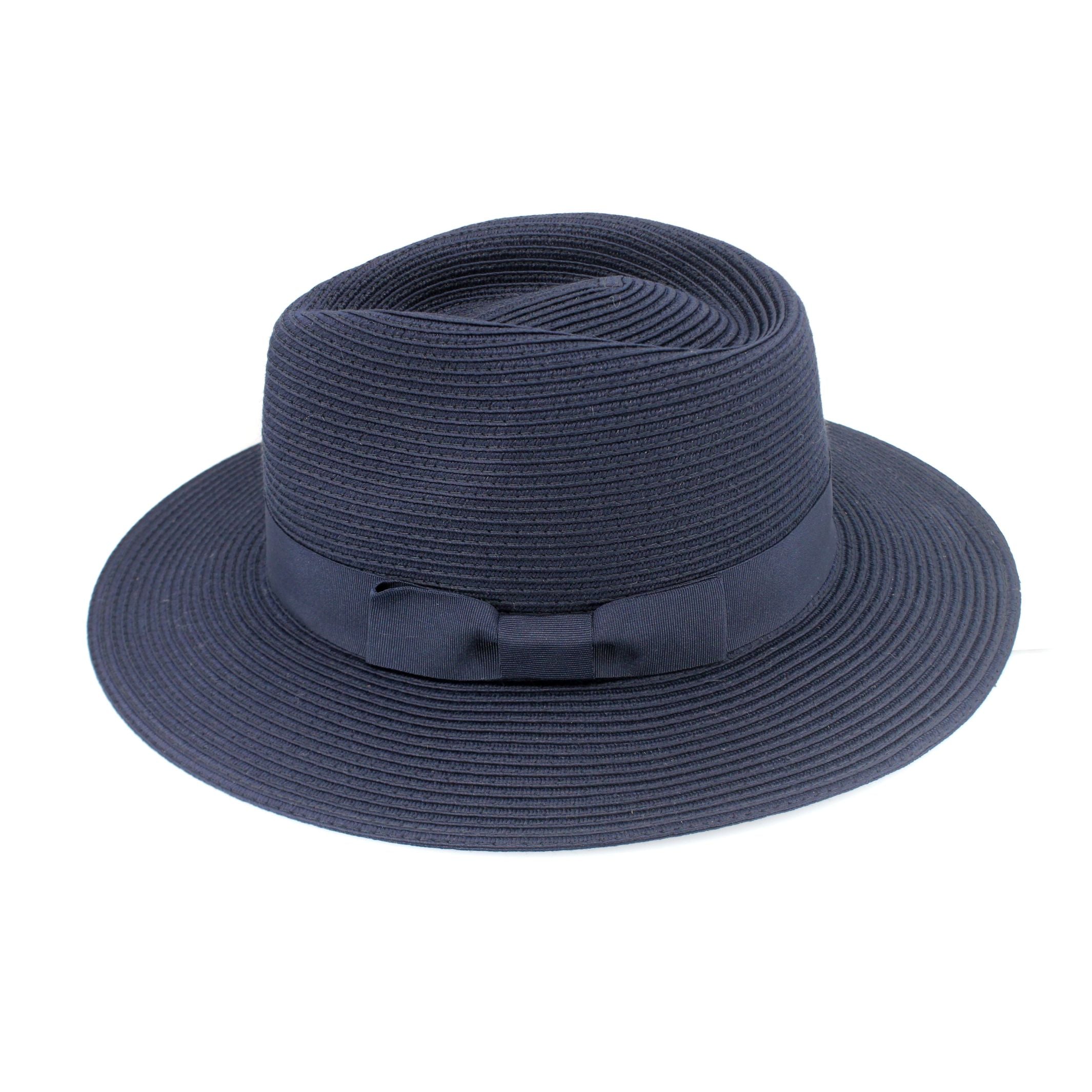  Sherry Fedora Hat - Navy