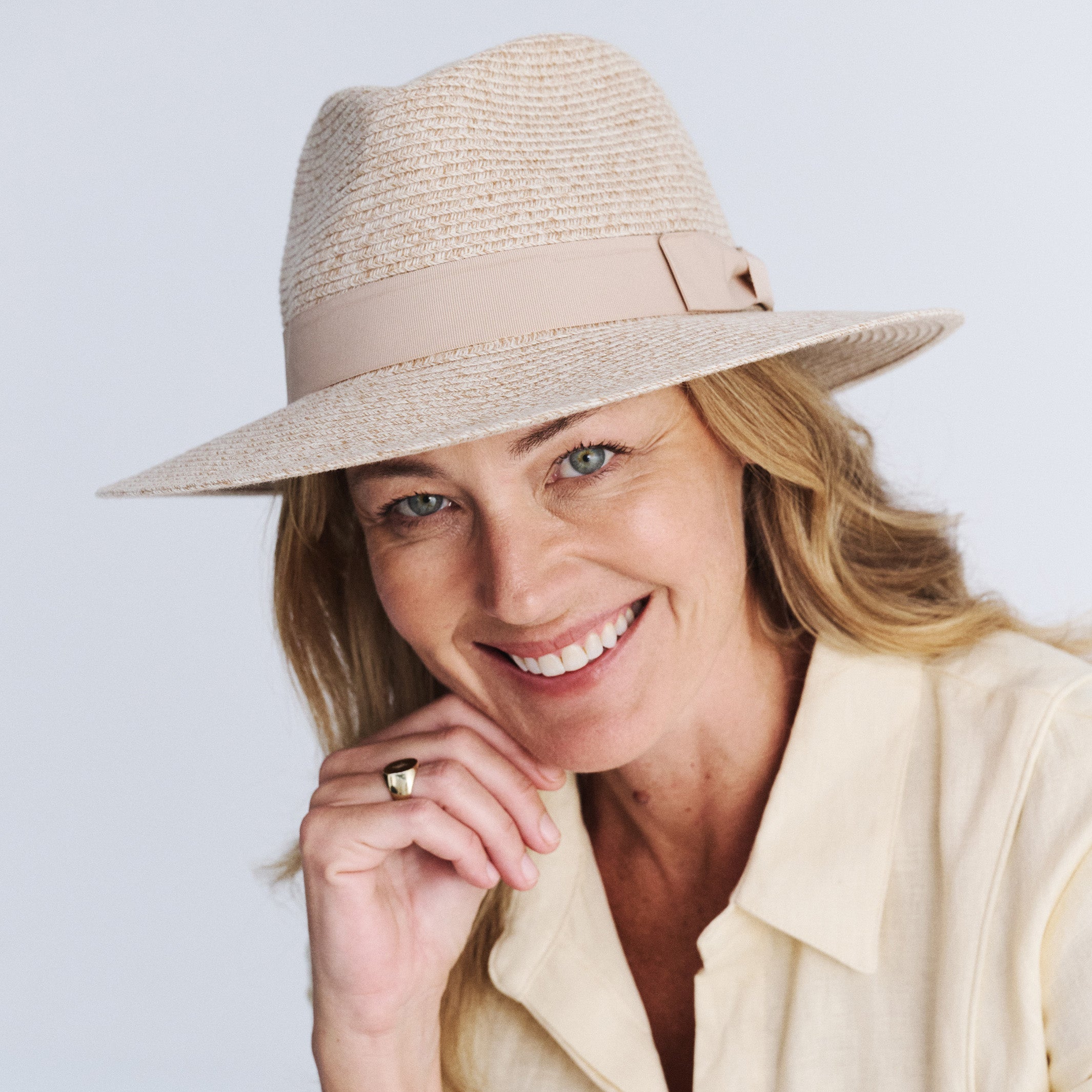  Sherry Fedora Hat - Oatmeal