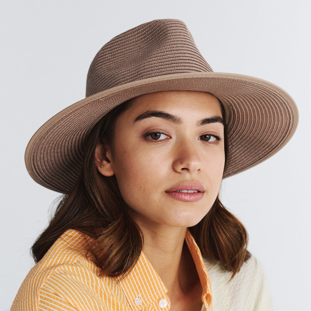  Linda Fedora Hat - Taupe