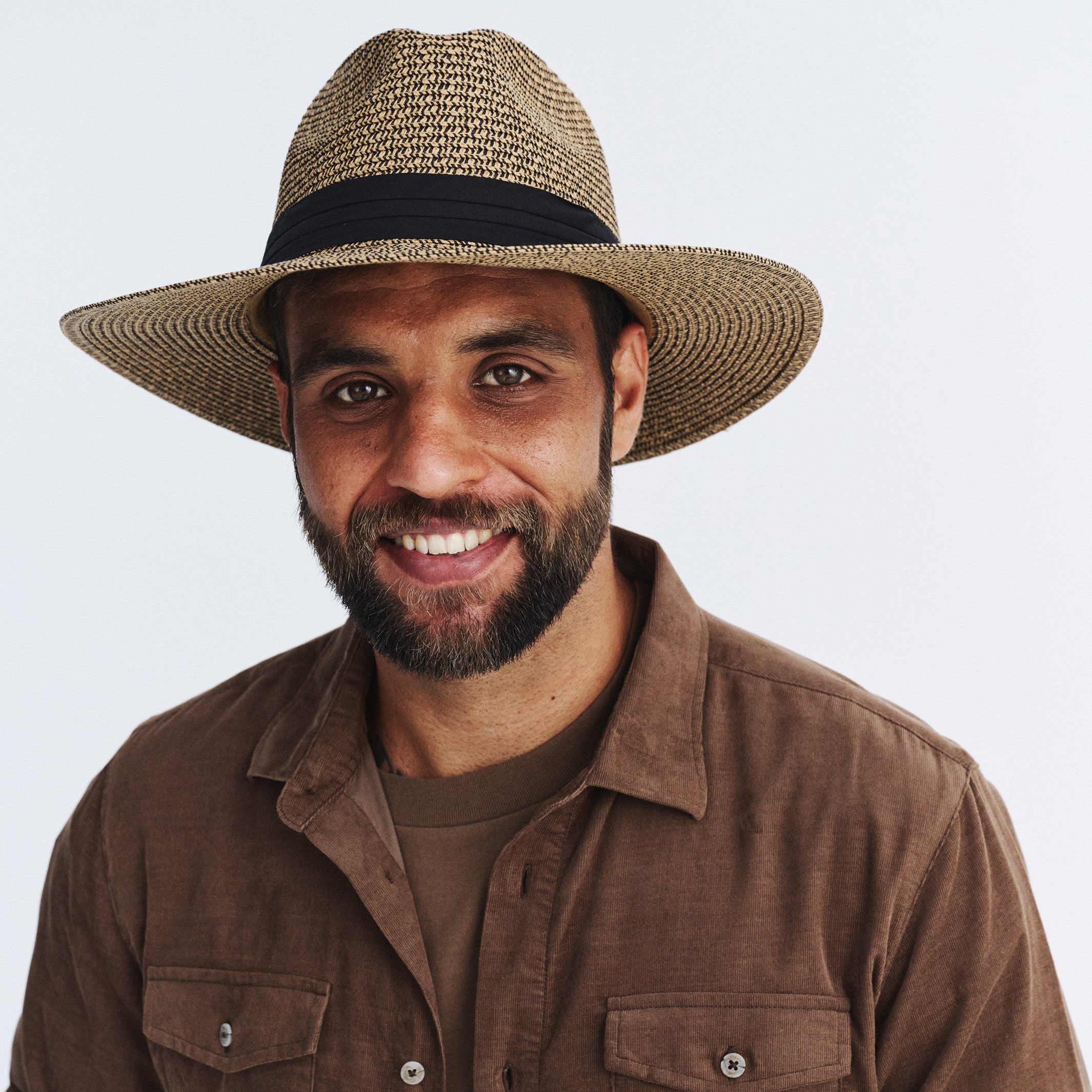  Christian Fedora Hat - Brown