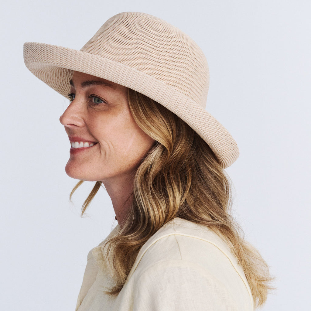  Classic Breton Hat - Beige