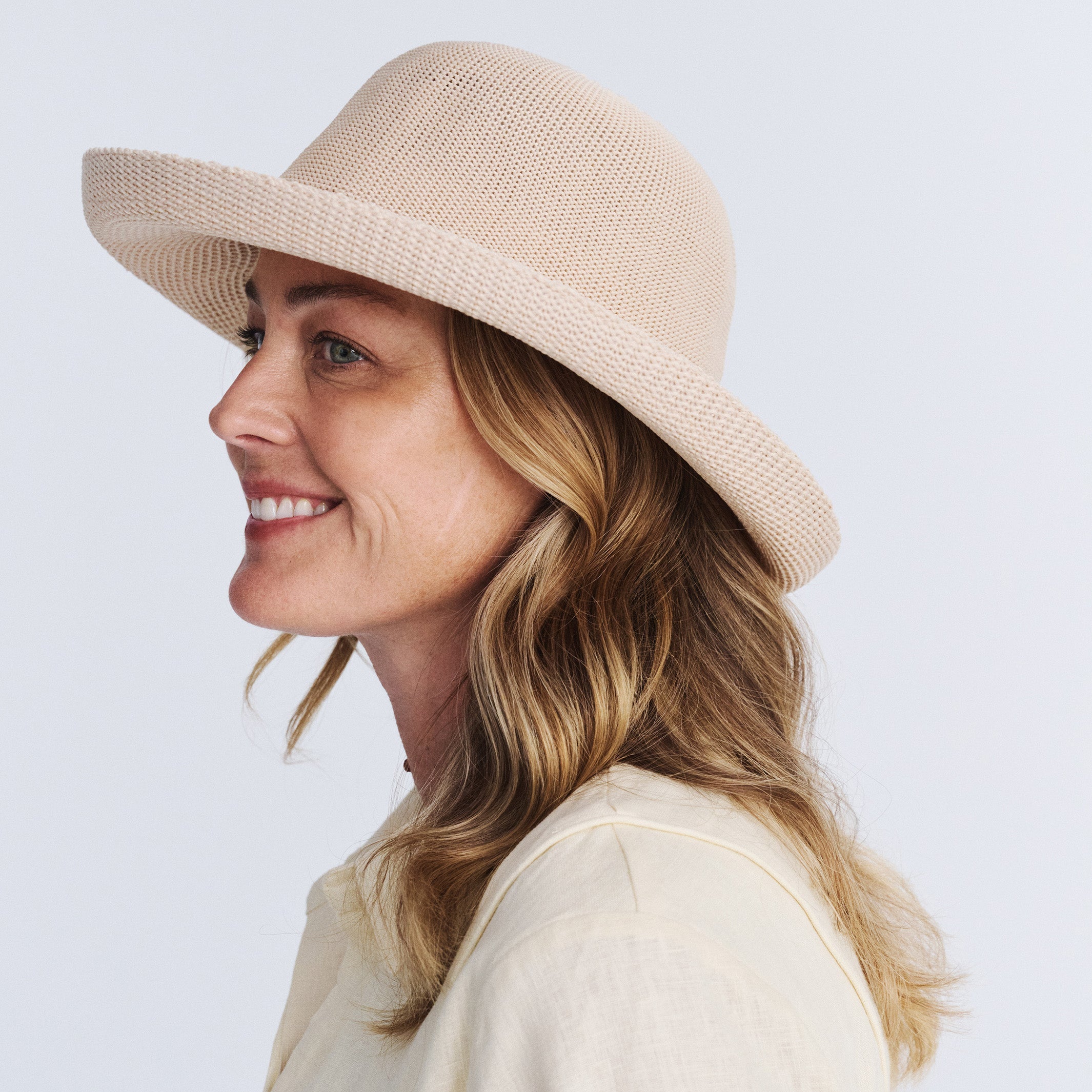  Classic Breton Hat - Beige
