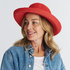  Classic Breton Hat - Dark Orange