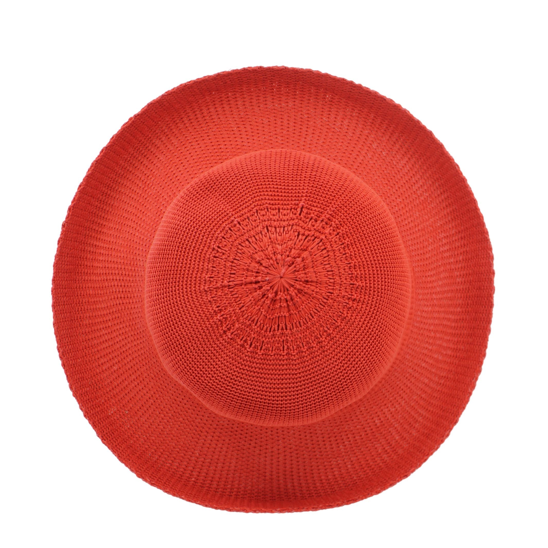  Classic Breton Hat - Dark Orange