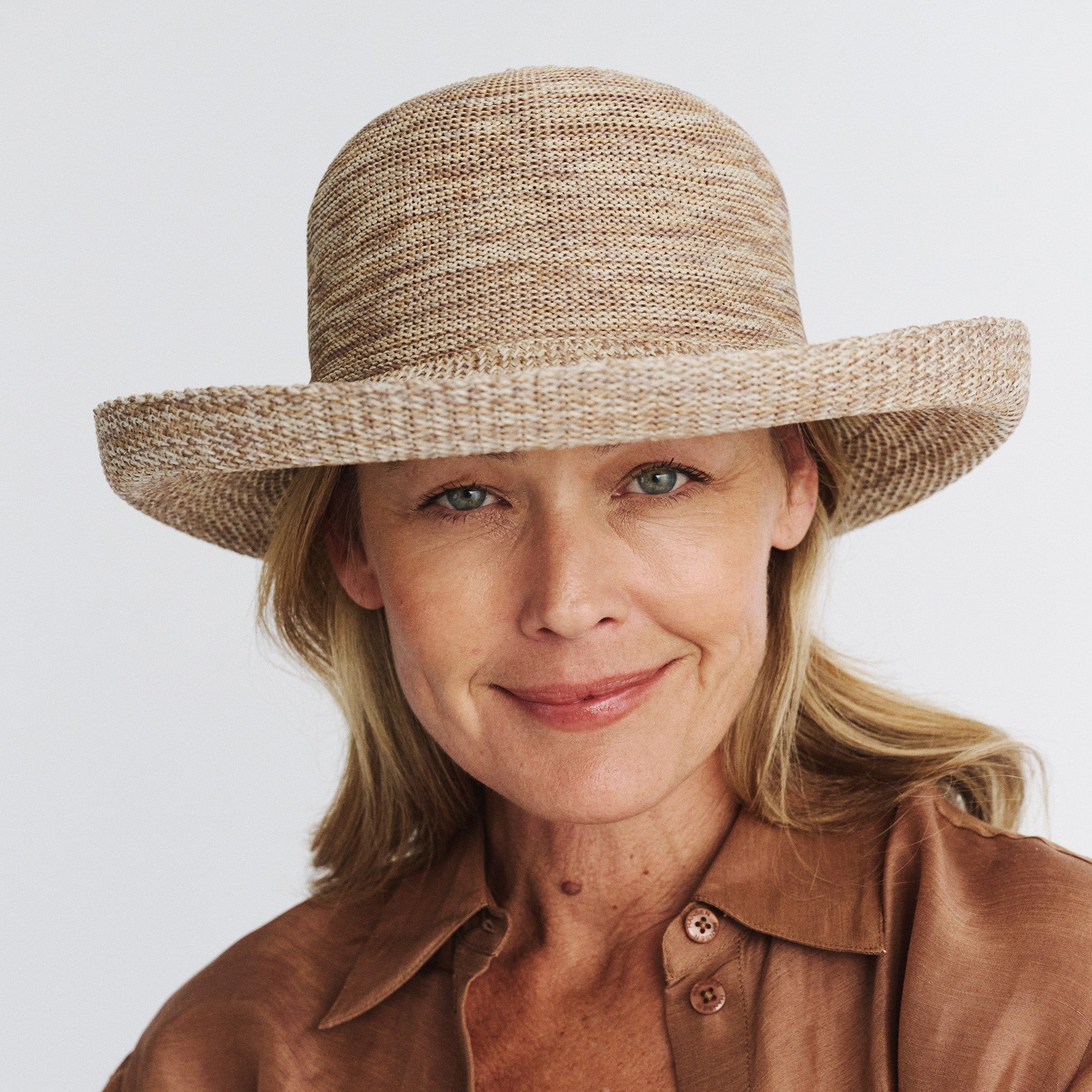  Classic Breton Hat - Mixed Camel