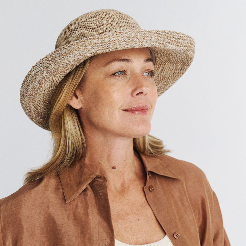  Classic Breton Hat - Mixed Camel