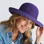  Classic Breton Hat - Purple