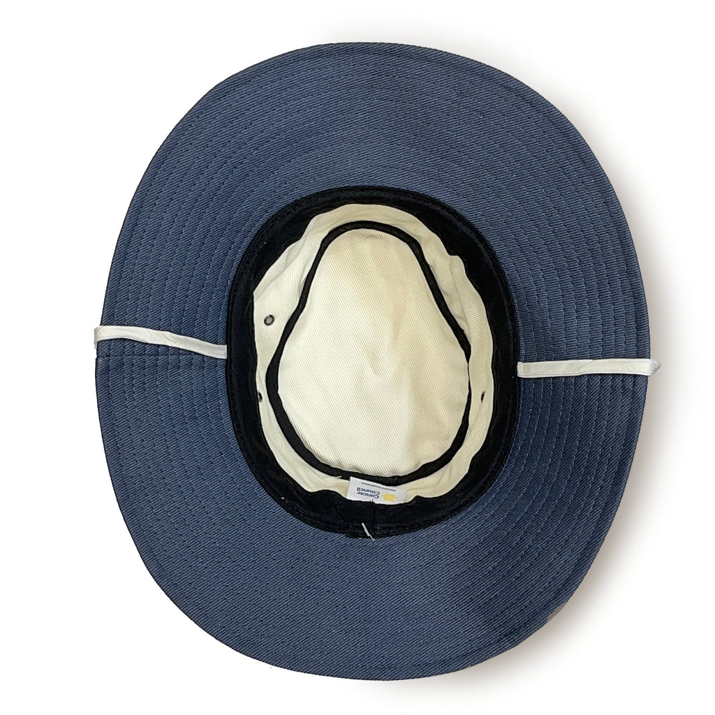  Alan Cricket Hat - Cream/Navy