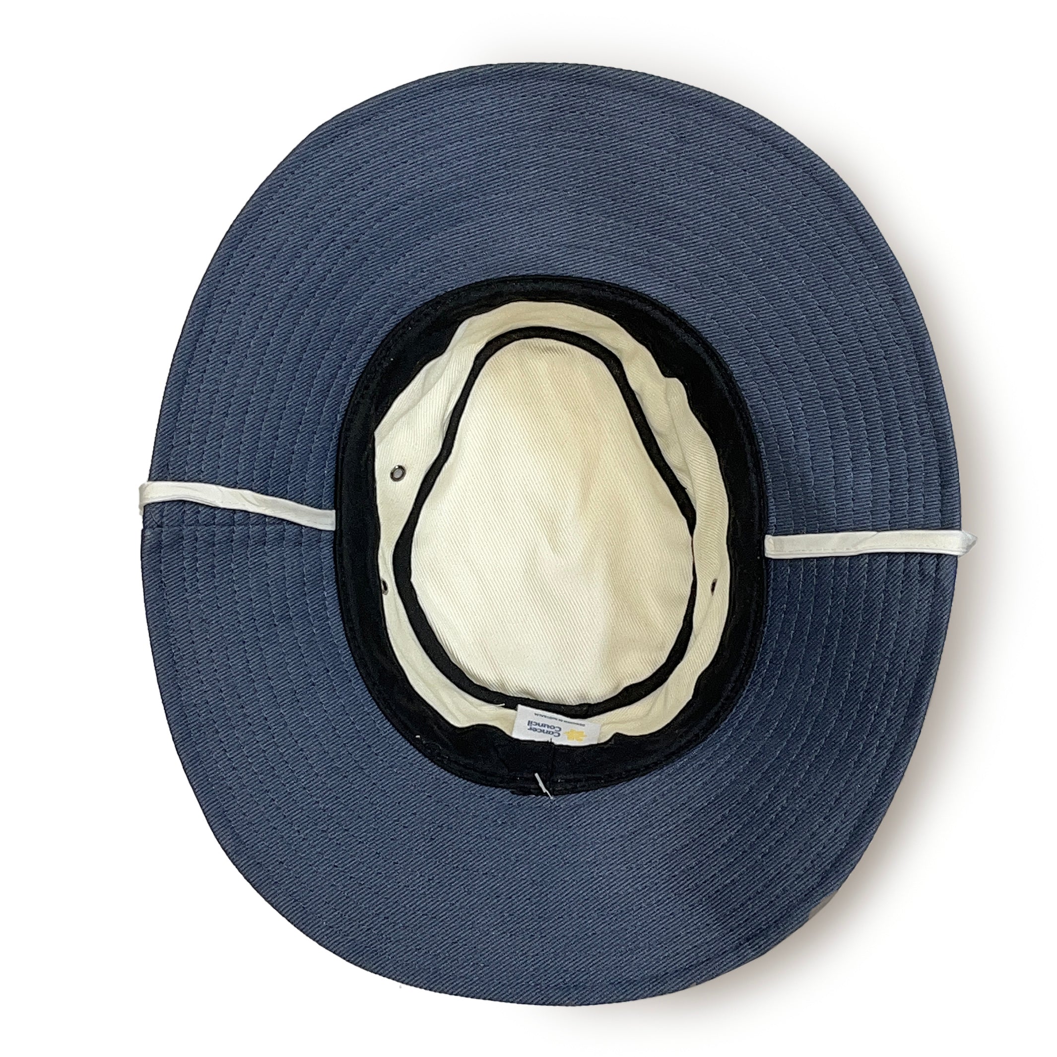  Alan Cricket Hat - Cream/Navy