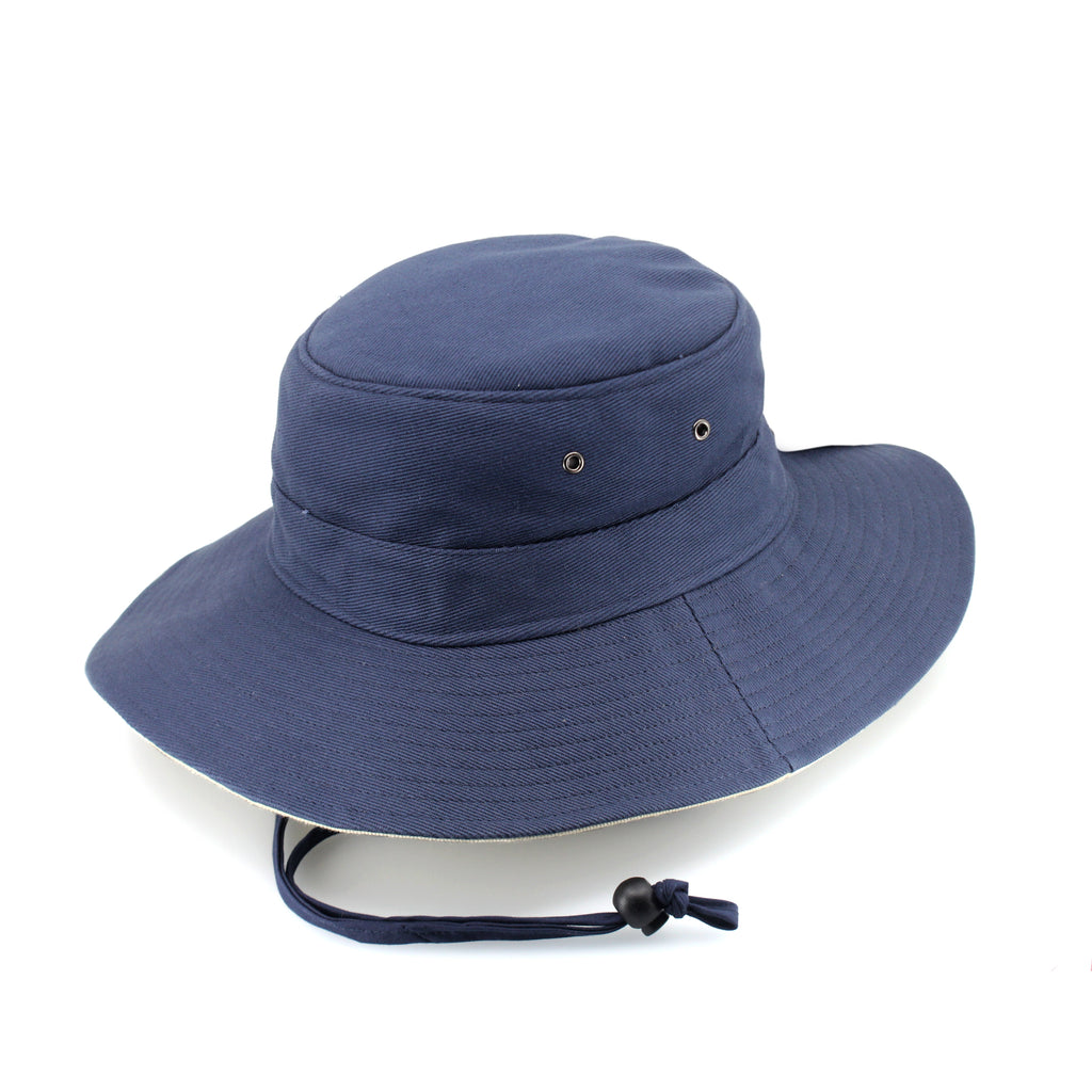  Alan Cricket Hat - Navy/Beige