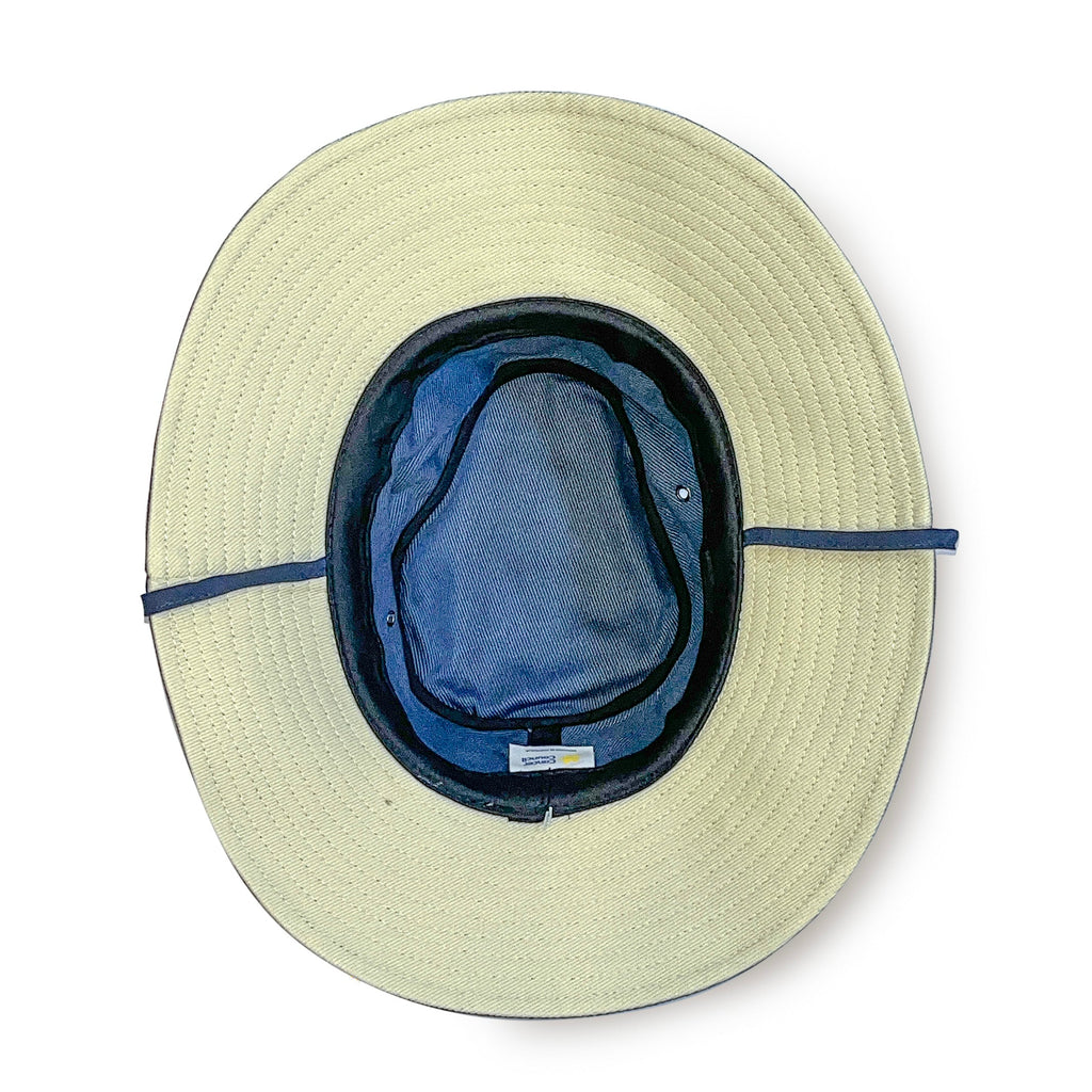  Alan Cricket Hat - Navy/Beige