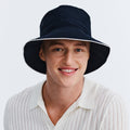  Jester Bucket Hat - Navy/White
