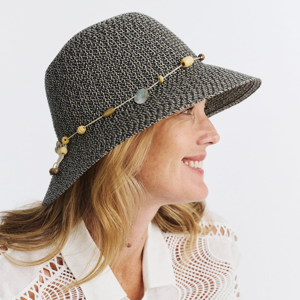  Bohemian Bucket Hat - Charcoal