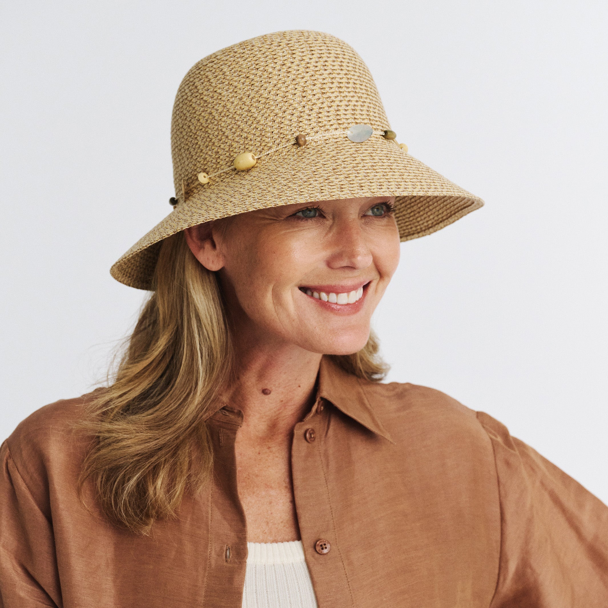  Bohemian Bucket Hat - Natural