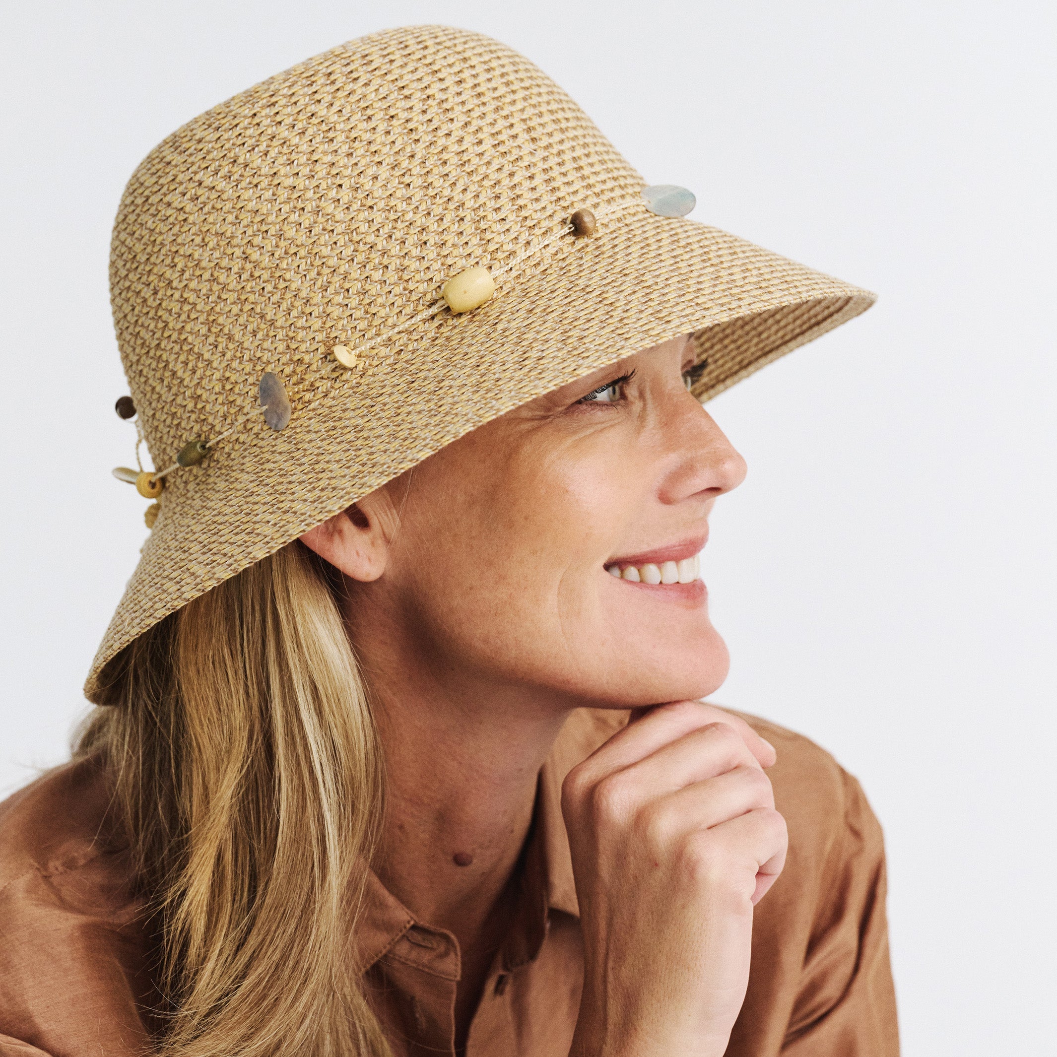  Bohemian Bucket Hat - Natural