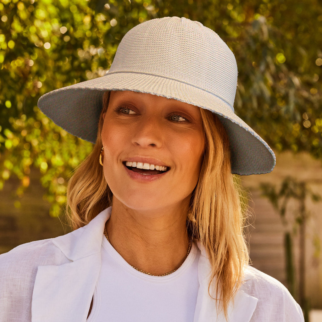  Juanita Capeline Hat - White