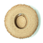  Quinn Raffia Wide Brim Hat - Natural Black