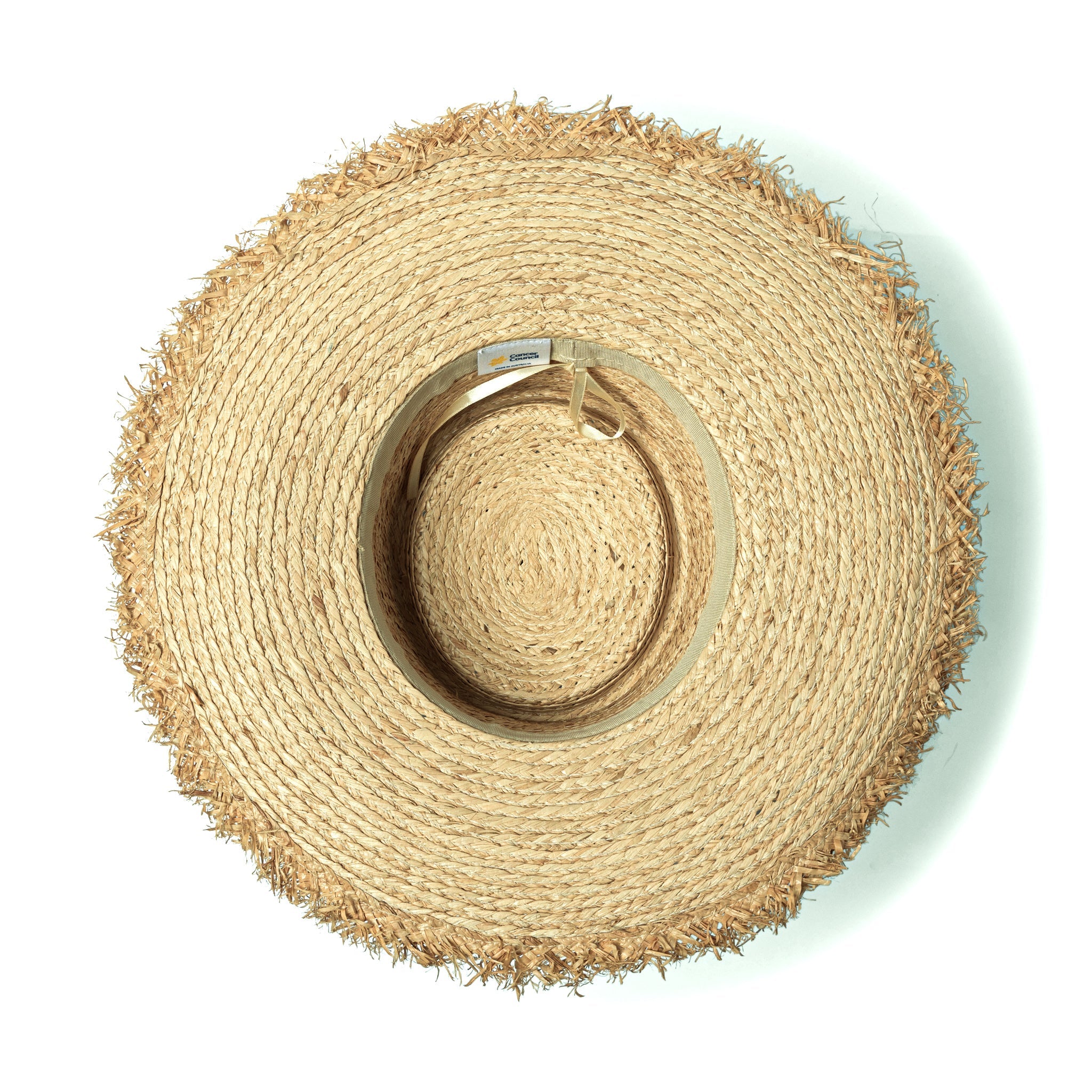  Quinn Raffia Wide Brim Hat - Natural Black