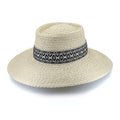  Zara Wide Brim Hat - Ivory Black