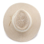  Marie Wide Brim Fedora Hat - Wheat