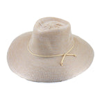  Marie Wide Brim Fedora Hat - Wheat