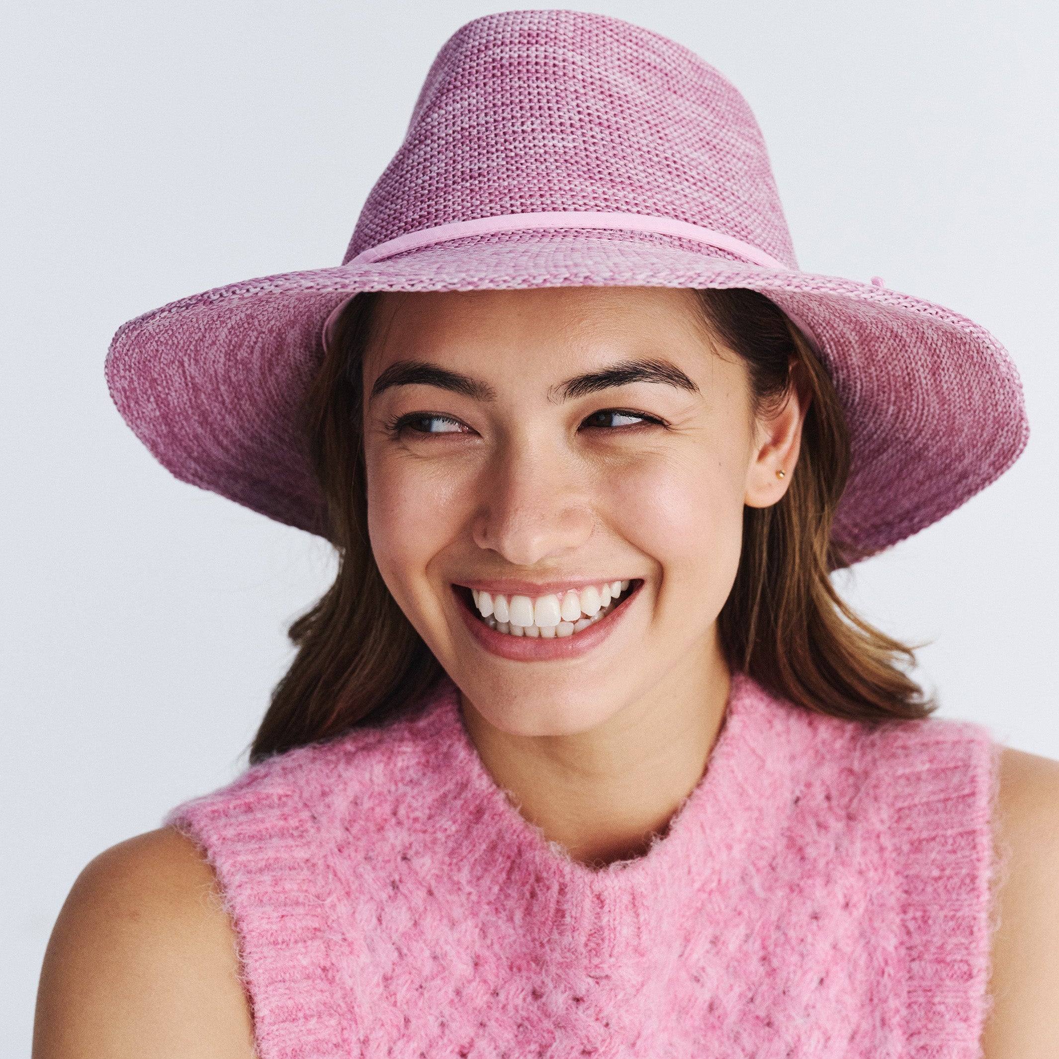  Jacqui Mannish Hat - Old Rose Pink