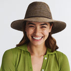  Jacqui Mannish Hat - Suede