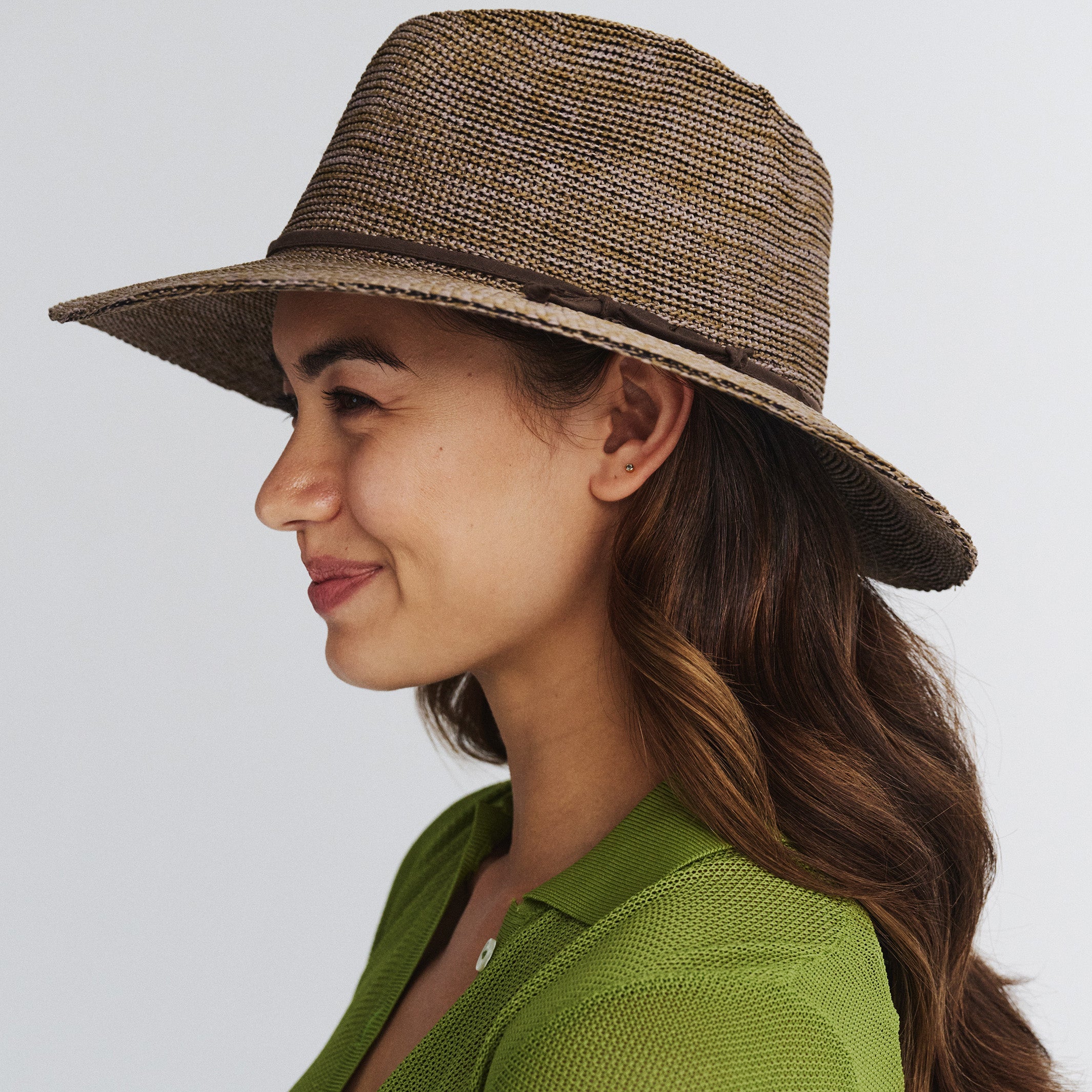  Jacqui Mannish Hat - Suede