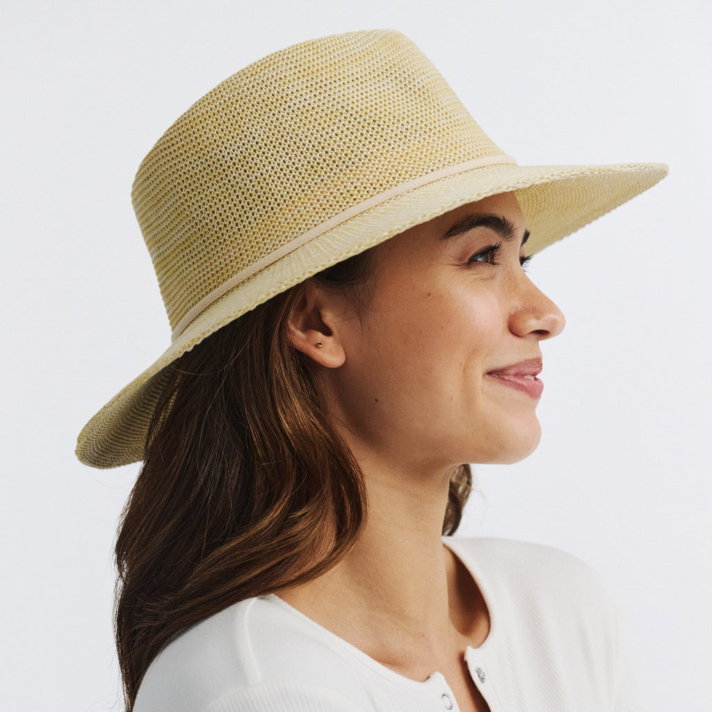  Jacqui Mannish Hat - Yellow