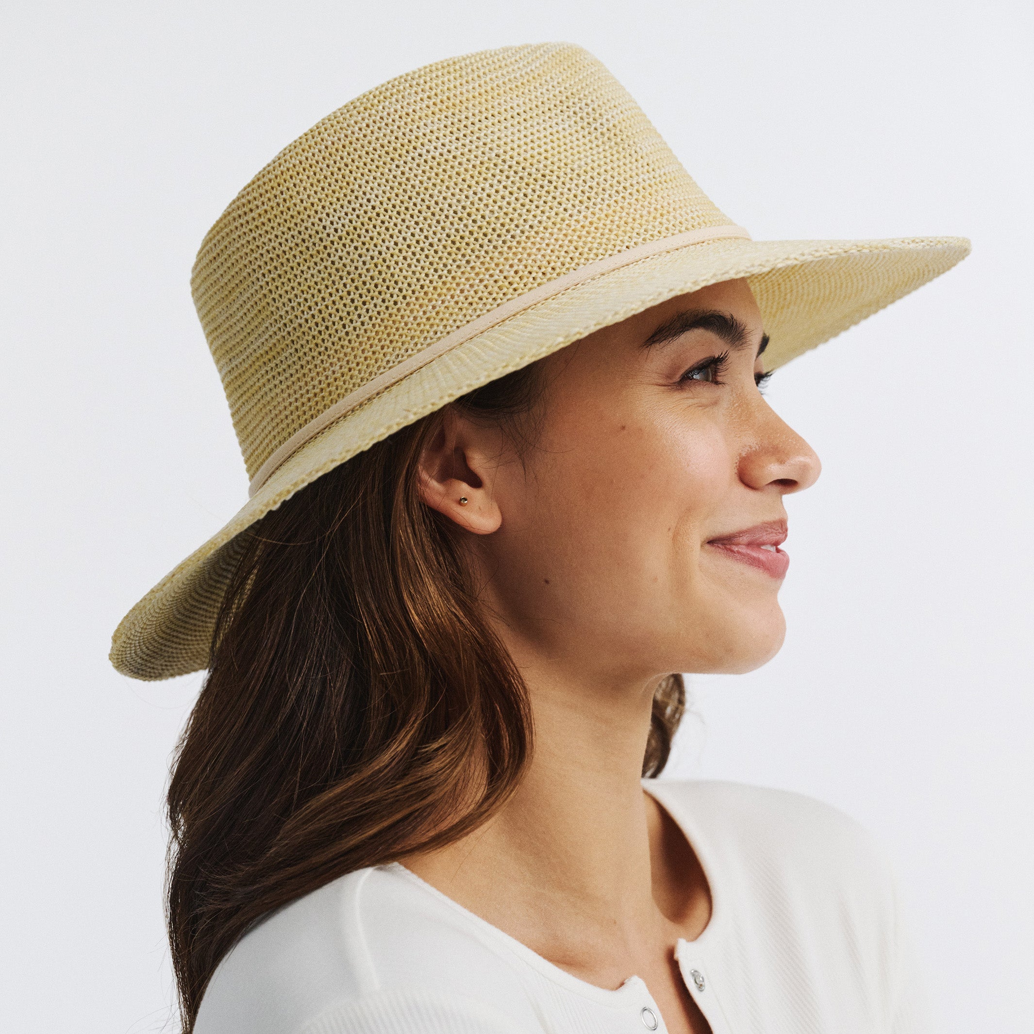  Jacqui Mannish Hat - Yellow