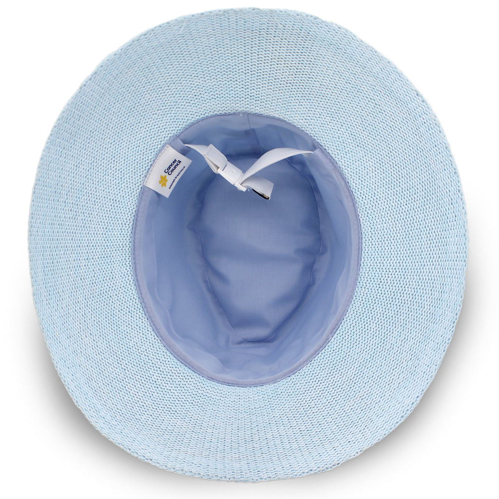  Jacqui Mannish Hat - Crystal Blue
