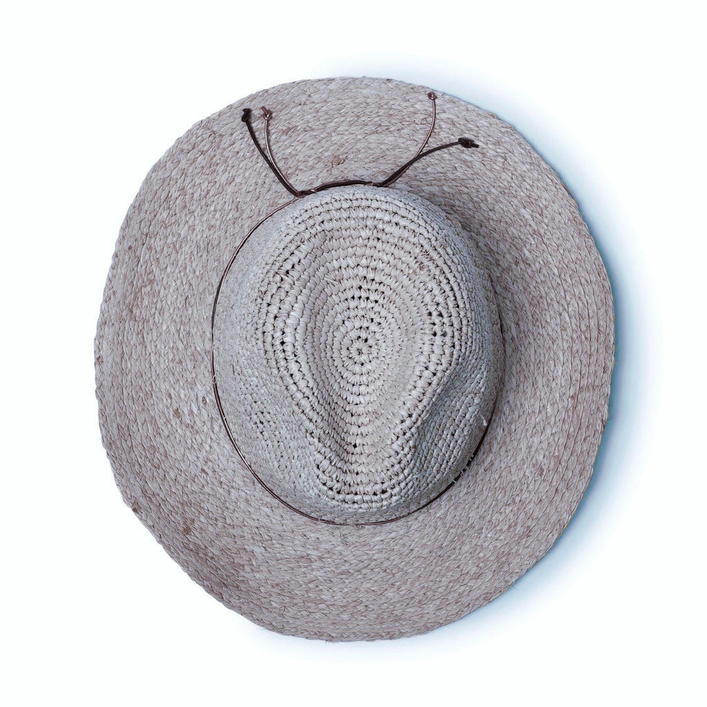  Bobbie Raffia Cowboy Hat - Blue