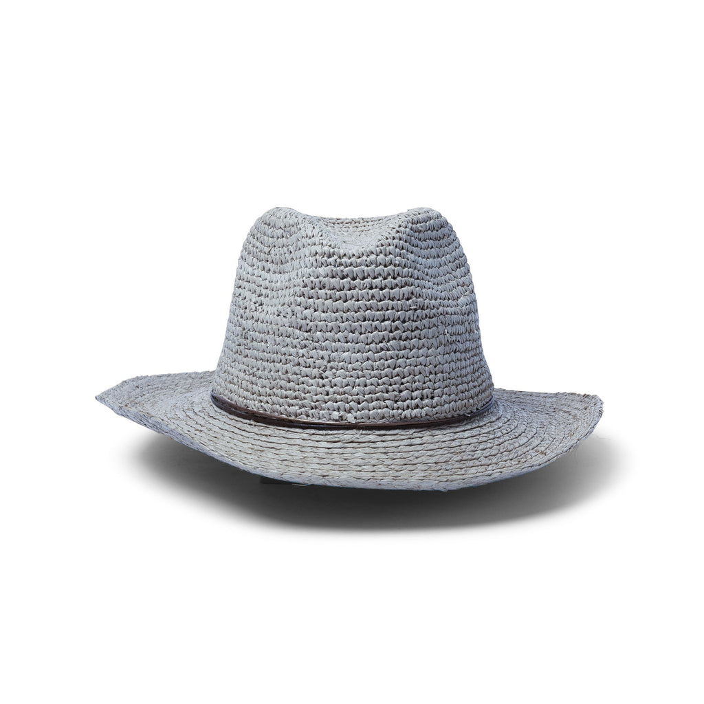  Bobbie Raffia Cowboy Hat - Blue