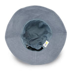  Sadie Linen Bucket Hat - Blue