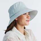  Sadie Linen Bucket Hat - Seafoam