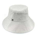  Sadie Linen Bucket Hat - White