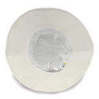  Sadie Linen Bucket Hat - White