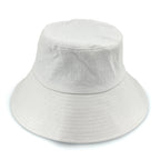  Sadie Linen Bucket Hat - White