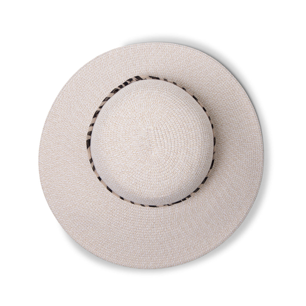  Selena Cloche Hat - Camel/White