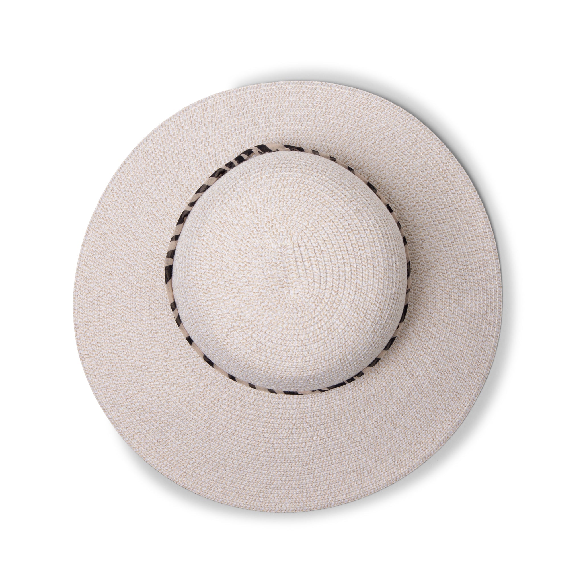  Selena Cloche Hat - Camel/White