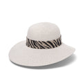  Selena Cloche Hat - Camel/White